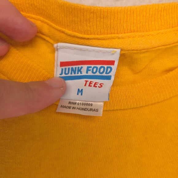 Pink Floyd Band Graphic Crew Neck T Shirt Adult Mens Size Medium M Yellow - Picture 3 of 9